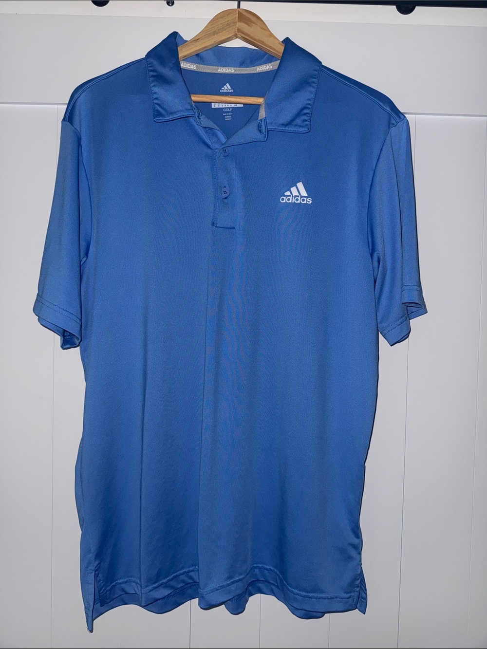 adidas Royal Blue Men's Athletic Polo